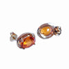 Mandarin Garnet Earrings - Alice & Chains Jewelry, Houston Jewelry Designer