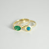 Emerald-Opal Rings - Alice & Chains Jewelry, Houston Jewelry Designer