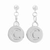Heart Initial Earrings - Alice & Chains Jewelry, Houston Jewelry Designer