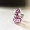 Pink Sapphire Earrings - Alice & Chains Jewelry, Houston Jewelry Designer
