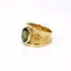 Tourmaline 18K Gold Ring - Alice & Chains Jewelry, Houston Jewelry Designer